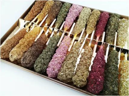 تصویر 2 از نبات طعم دار گیاهی خوش‌ عطر در بسته‌ های متنوع